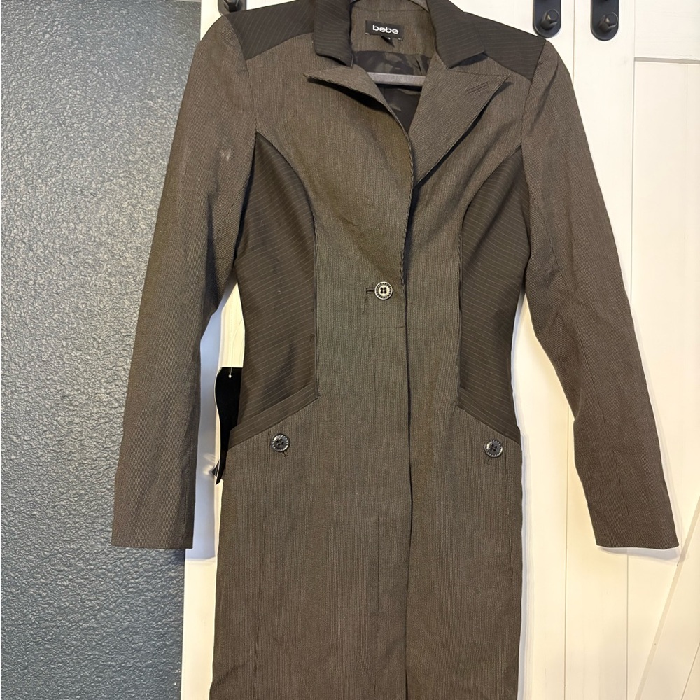 Vintage Bebe Black and Brown Blazer NEW with tags Y2K
